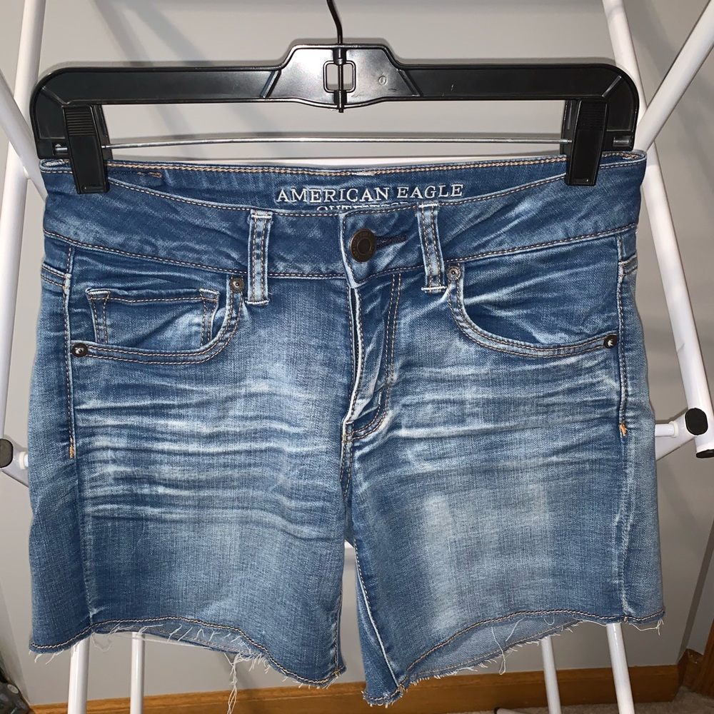 American Eagle Midi Jean Shorts